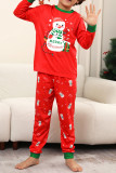 Daily Print Patchwork Contrast Christmas Day Sleepwear
