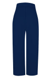 Casual Street Letter Print Pocket Loose High Waist Wide Leg Positioning Print Bottoms