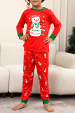Daily Print Patchwork Contrast Christmas Day Sleepwear