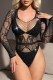 Sexy Solid Hollowed Out See-through Hot Drill Lingerie