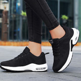 Casual Sportswear Patchwork Frenulum Contrast Round Comfortable Sport Running Shoes