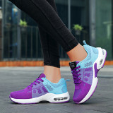 Casual Sportswear Patchwork Frenulum Contrast Round Comfortable Sport Running Shoes