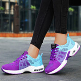 Casual Sportswear Patchwork Frenulum Contrast Round Comfortable Sport Running Shoes