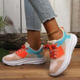 Casual Sportswear Patchwork Belted Round Comfortable Out Door Sport Shoes