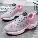 Casual Sportswear Patchwork Frenulum Contrast Round Comfortable Sport Running Shoes