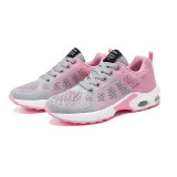 Casual Sportswear Patchwork Frenulum Contrast Round Comfortable Sport Running Shoes