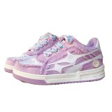 Casual Sportswear Patchwork Contrast Round Comfortable Out Door Shoes