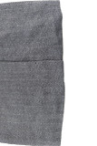 Daily Buttons Patchwork Contrast Turndown Collar Outerwear