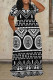 Casual Street Geometric Print Pocket Contrast POLO collar Printed Plus Size Dresses