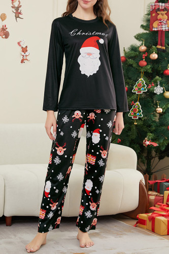Daily Print Patchwork Christmas Day Sleepwear