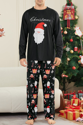 Daily Print Patchwork Christmas Day Sleepwear