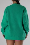 Casual Letters Basic O Neck Tops