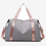 Casual Sportswear Solid Color Patchwork Zipper Contrast Bags