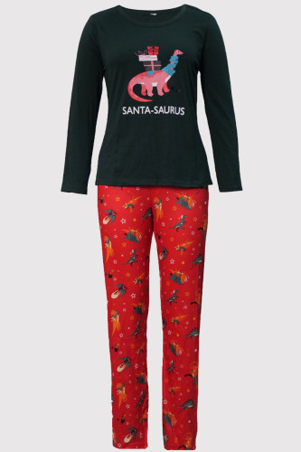 Daily Print Patchwork Family Sleepwear