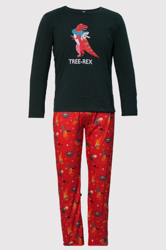 Daily Print Patchwork Family Sleepwear