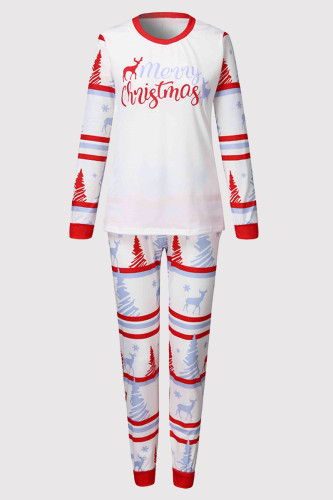 Daily Print Patchwork Contrast Family Sleepwear