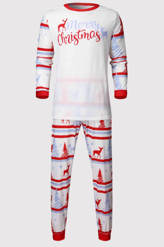 Daily Print Patchwork Contrast Family Sleepwear