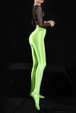 Sportswear Solid Color Patchwork
