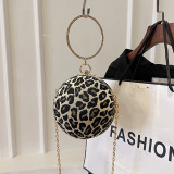 Daily Leopard Print Zebra Print Chains Rhinestone Decor Bags