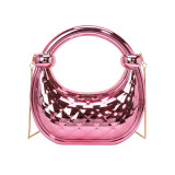 Casual Daily Solid Color Chains Bags