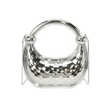 Casual Daily Solid Color Chains Bags