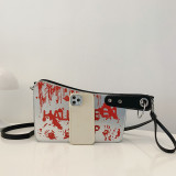 Casual Print Zipper Bags