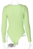 Sexy Solid Color Patchwork Swimwears