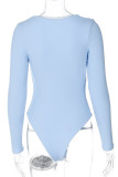 Sexy Solid Color Patchwork Swimwears