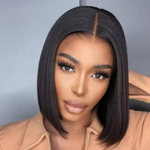 Casual Solid Color Patchwork Wigs