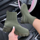 Casual Patchwork Solid Color Round Comfortable Shoes