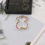 Daily Rhinestone Decor Brooch