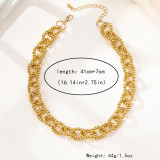 Solid Color Hollow Out Necklaces