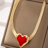 Daily Heart Shaped Contrast Necklaces