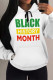 Casual Letter Print Draw String Pocket Hooded Tops