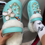 Daily Pearls Decor Butterfly Closed Comfortable Shoes