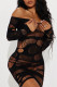 Sexy Solid Color Ripped Lingerie