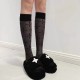 Sexy Print See-Through Sock
