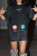 Casual Daily Print Basic O Neck T-shirt Dresses