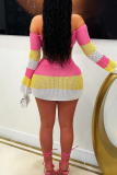 Sexy Heart Shaped Off Shoulder Long Sleeve Two Pieces