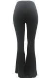 Fashion Casual Adult Milk Fiber Solid Patchwork Loose Bottoms