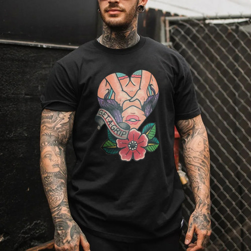 GET A GRIP PRINT MEN'S T-SHIRT