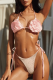 Sexy Flowers Strap Design Swimwears