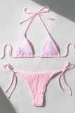 Sexy Flowers Strap Design Swimwears