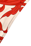 Casual Print Patchwork Off Shoulder Long Dresses