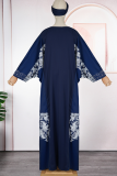 Casual Hot Drill V Neck Long Dresses