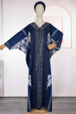 Casual Hot Drill V Neck Long Dresses