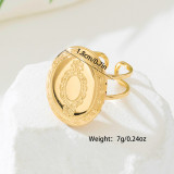Casual Daily Solid Color Rings