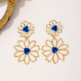 Casual Daily Flowers Hollow Out Earrings