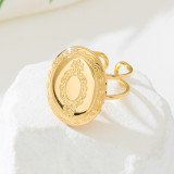 Casual Daily Solid Color Rings