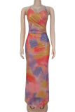 Elegant Sequins Spaghetti Strap Long Dresses